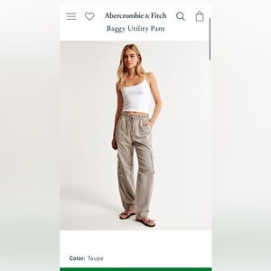 Abercrombie & Fitch - Baggy Utility Pant